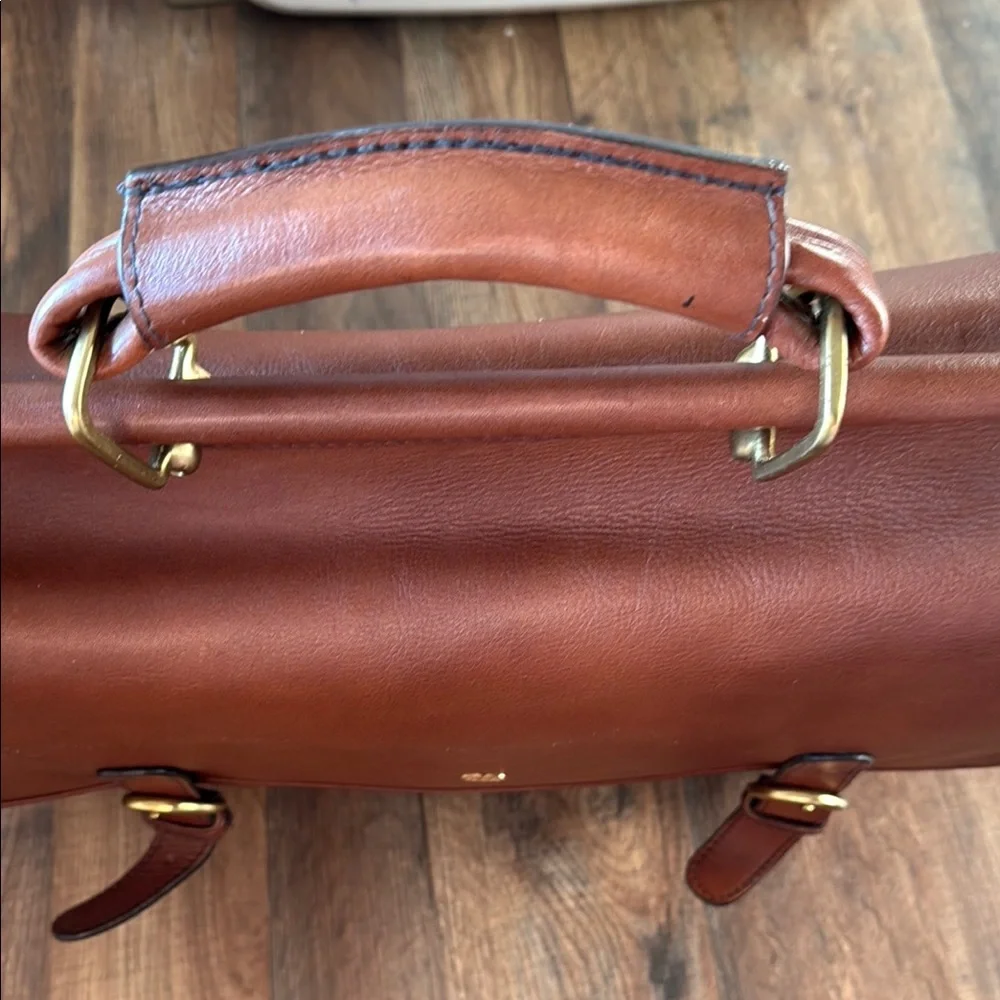 Vintage Classic‎ Brown Leather Men's Briefcase